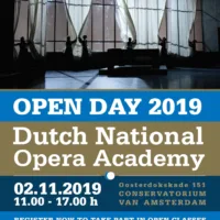 Dutch National Opera Academy Open Dag