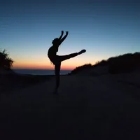 Annamarie repeteert voor Young Talent Project