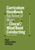 Cover curriculum handbook B CWB Conducting