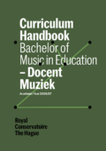 Cover curriculum handbook B Docent Muziek