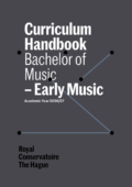 Cover curriculum handbook B Early Music