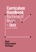 Cover curriculum handbook B Jazz