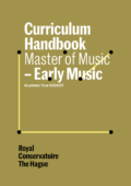Cover curriculum handbook M Early Music