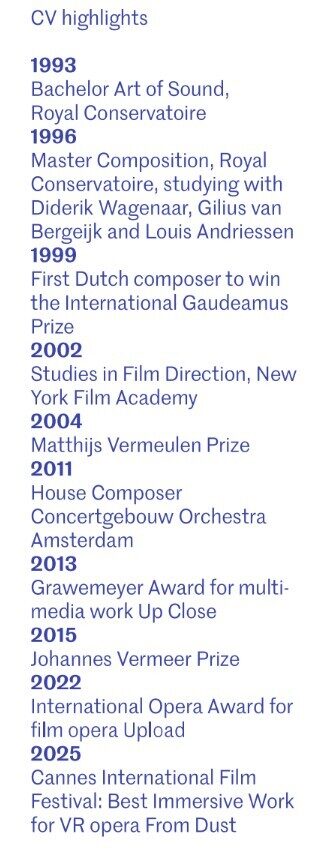 Michel van der Aa cv highlights